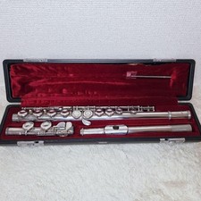 YAMAHA YFL-211S YFL211S Includes Concert Flute Plating w/ Case Tested Japan