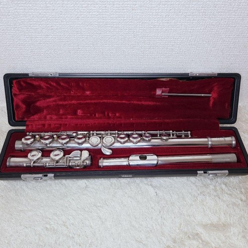 YAMAHA YFL-211S YFL211S Includes Concert Flute Plating w/ Case Tested Japan
