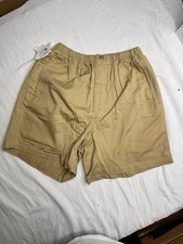 Nautica Vintage 90s Anchor Cutter Men  s Shorts Sand Color Size Small