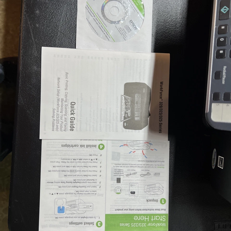 Epson Workforce Pro WF-325 Compact All In One Inkjet Printer Tested Works Great - Image 4 of 4