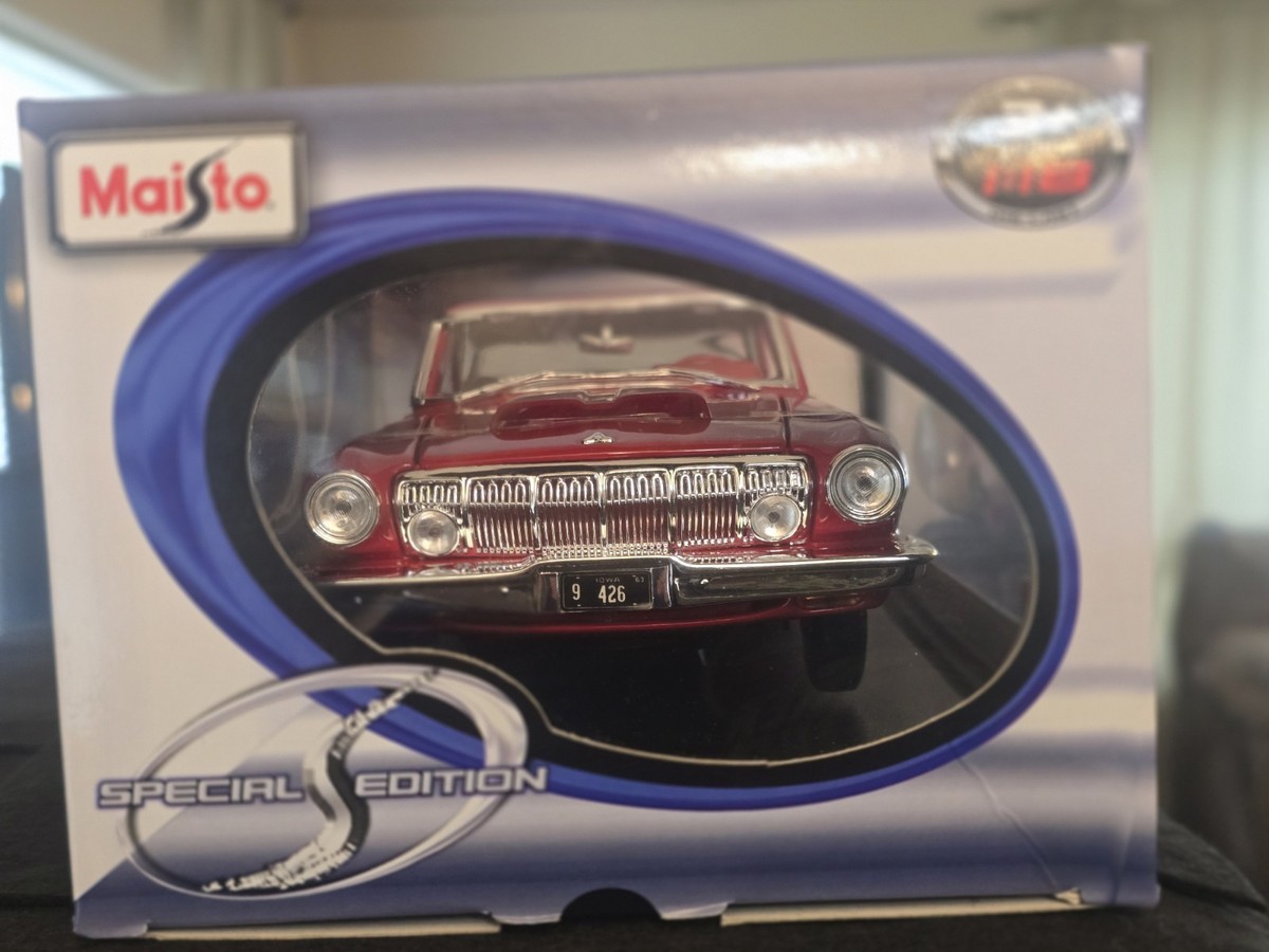 Maisto 1:18 Scale 1963 Dodge 330 Model Kit Red | eBay