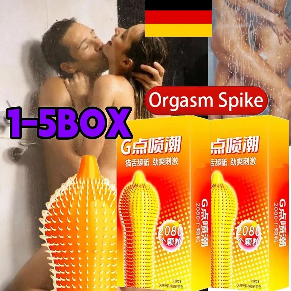 1-5X Naturlatex-Spike-Kondome – Extra Stimulation, erhöhtes Vergnügen für Paare