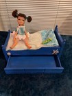 VTG 1967 Uneeda Tiny Teens Doll& Nautical bed That Also Fits DAWN/Kelly Dolls! — photo 3