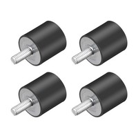 4Stk Silentblock Gummipuffer SchwingungsdäMpfer Anschlagpuffer M4 Ø15Mmxh15Mm