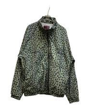 GRAMICCI      × WACKO MARIA              leopard track jacket Black x Green GMJ3