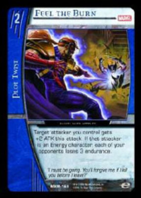 VS System: Feel the Burn [Played] VS: Marvel X-Men TCG CCG Classic Marvel DC DH