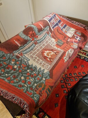 Vintage Christbaumdecke für Geschenke - Chatham - Landhaus - Sammlerstück 