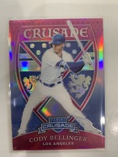2018 PANINI CHRONICLES CRUSADE PINK PRIZM CODY BELLINGER /25 LOS ANGELES DODGERS