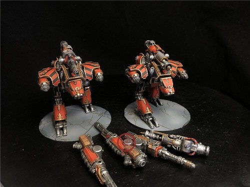The Horus Heresy DPS painted Legions Imperialis: Dire Wolf Heavy Scout Titans