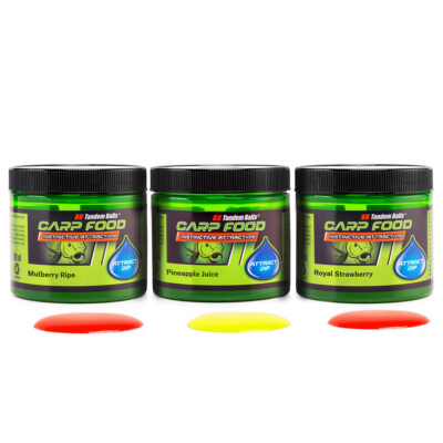 Carp 3-er Set Food Attract Dip Fruit Flavour Mix