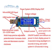 DC-DC USB Step UP/Down Power Supply Module Boost Buck Converter 5V to 3.3V/12V