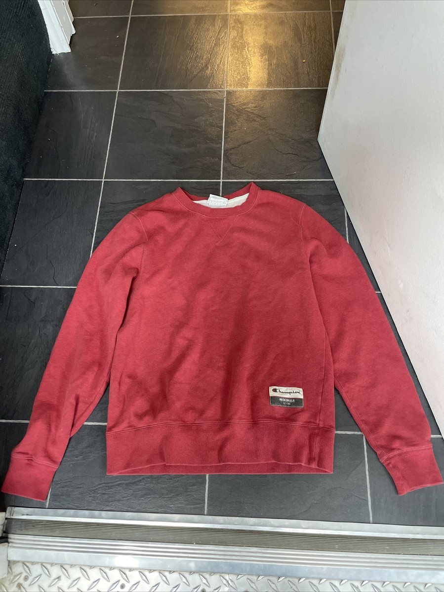 Vintage Champion Originals Red Pullover Sweatshirt Men’s Small