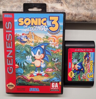 Sonic the Hedgehog 3: ''NOV-3-93 build'' custom-made Prototype for Sega Genesis