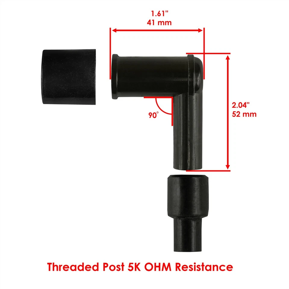 Kit completo de tapa de cable de bobina de encendido para Kawasaki Vulcan 1600 Nomad 2005-2008 Foto 4 de 4