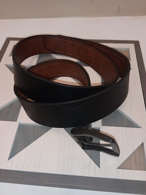Levi's Men's XL(42-44) Reversible Casual Jeans Faux Leather Belt Black Brown