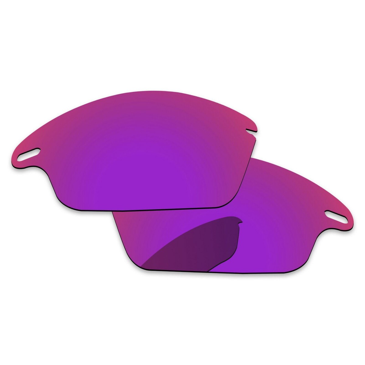 Lenslog Purple Red Polarized Replacement Lenses For-Oakley Fast