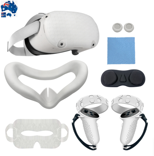 Silicone Accessories for Oculus Quest 2 VR Face/Controller Grip/Shell/Lens Cover - Picture 4 of 20