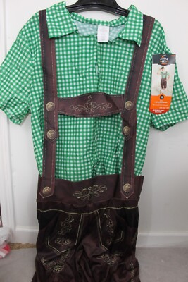 M Lederhose Kostüm Erwachsene Oktoberfest Herren Hyde EEK Kostüm Teen Neu