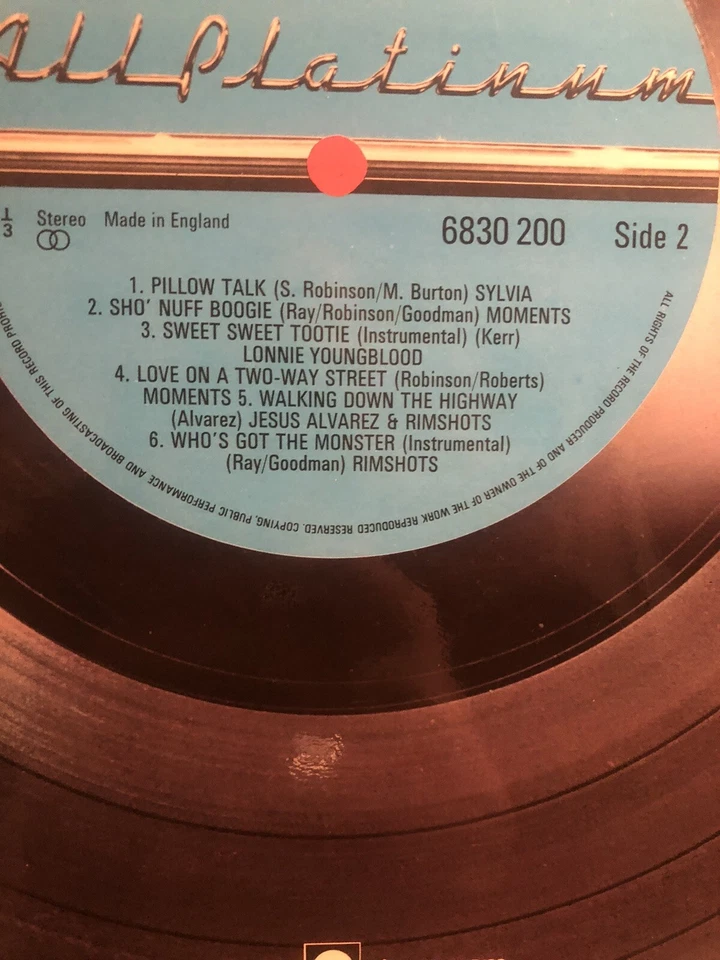 It’s All Platinum Compilation Vinyl Lp Album Record Phonogram 1975 Soul R&B - Image 4 of 4