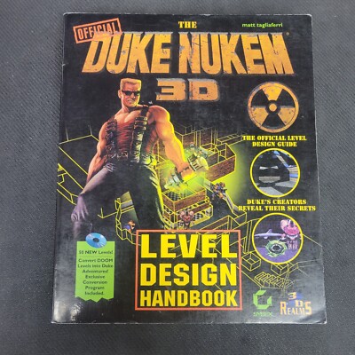 The Duke Nukem 3D Level Design Handbook Sybex Realms Video Game 1996 With Disc