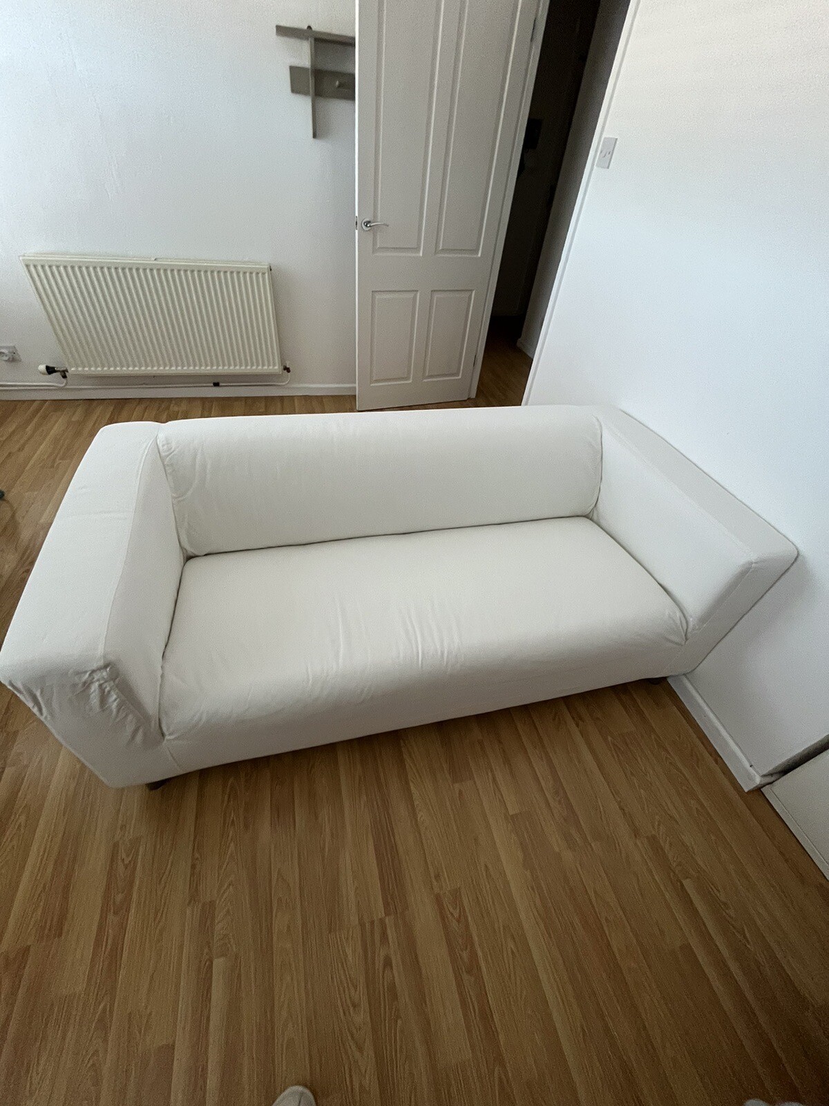 IKEA Klippan 2 Seater White Sofa eBay
