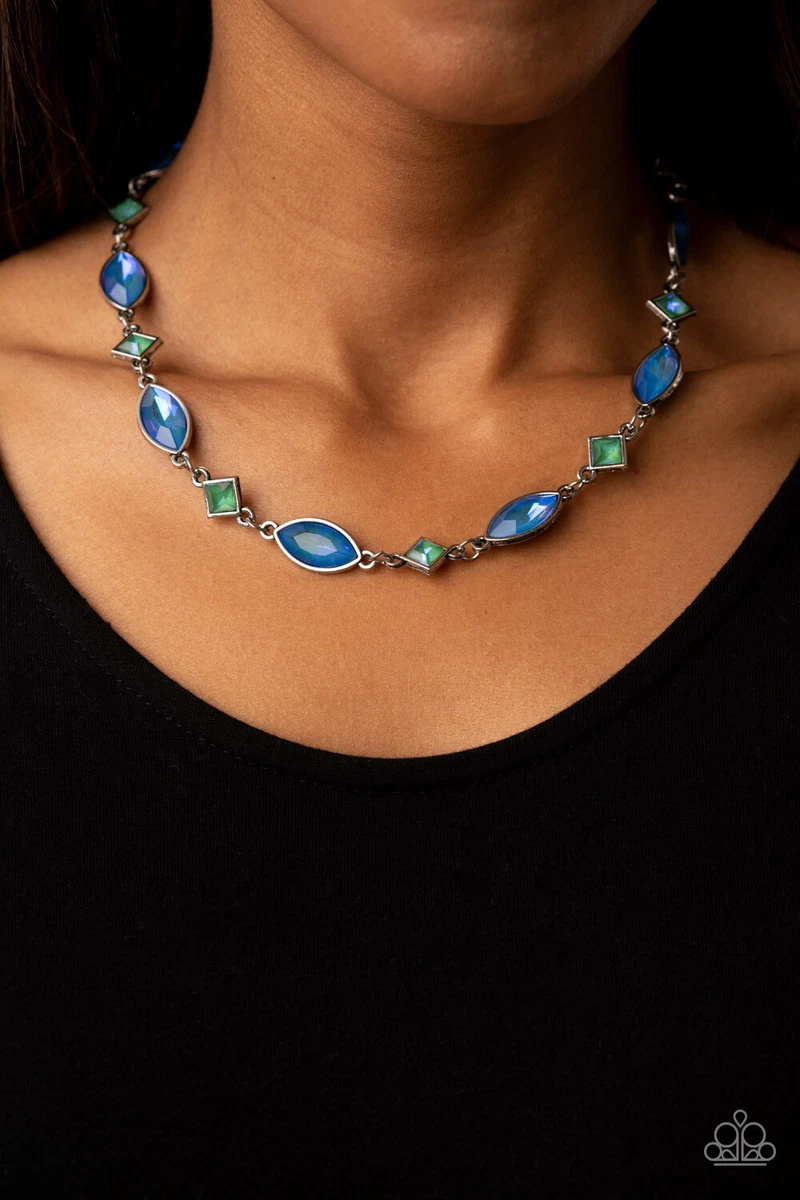 Green paparazzi best sale necklace