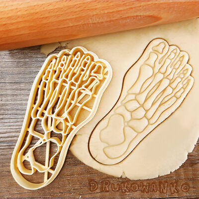 Anatomical Foot Medicine Body Biology Science Bones Chemistry Cookie Cutter