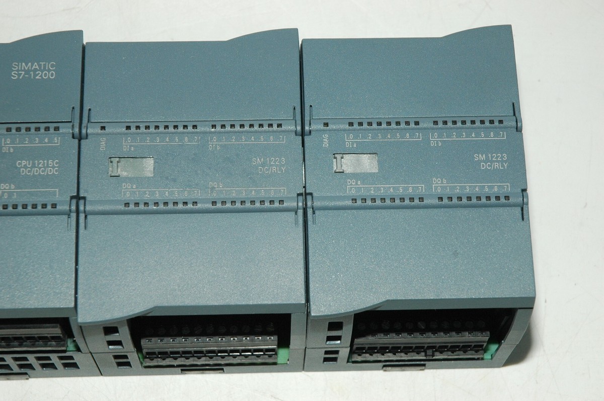 Module Automate Siemens SIMATIC S7-1200 CPU 1212C DC/DC/DC + SM 1223, Testé OK