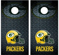 Green Bay Packers Diamond Plate Cornhole Board Decal Wrap Wraps