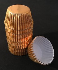 Glassine Cups - MOLTEN GOLD Truffle / Chocolate Cups - 150.