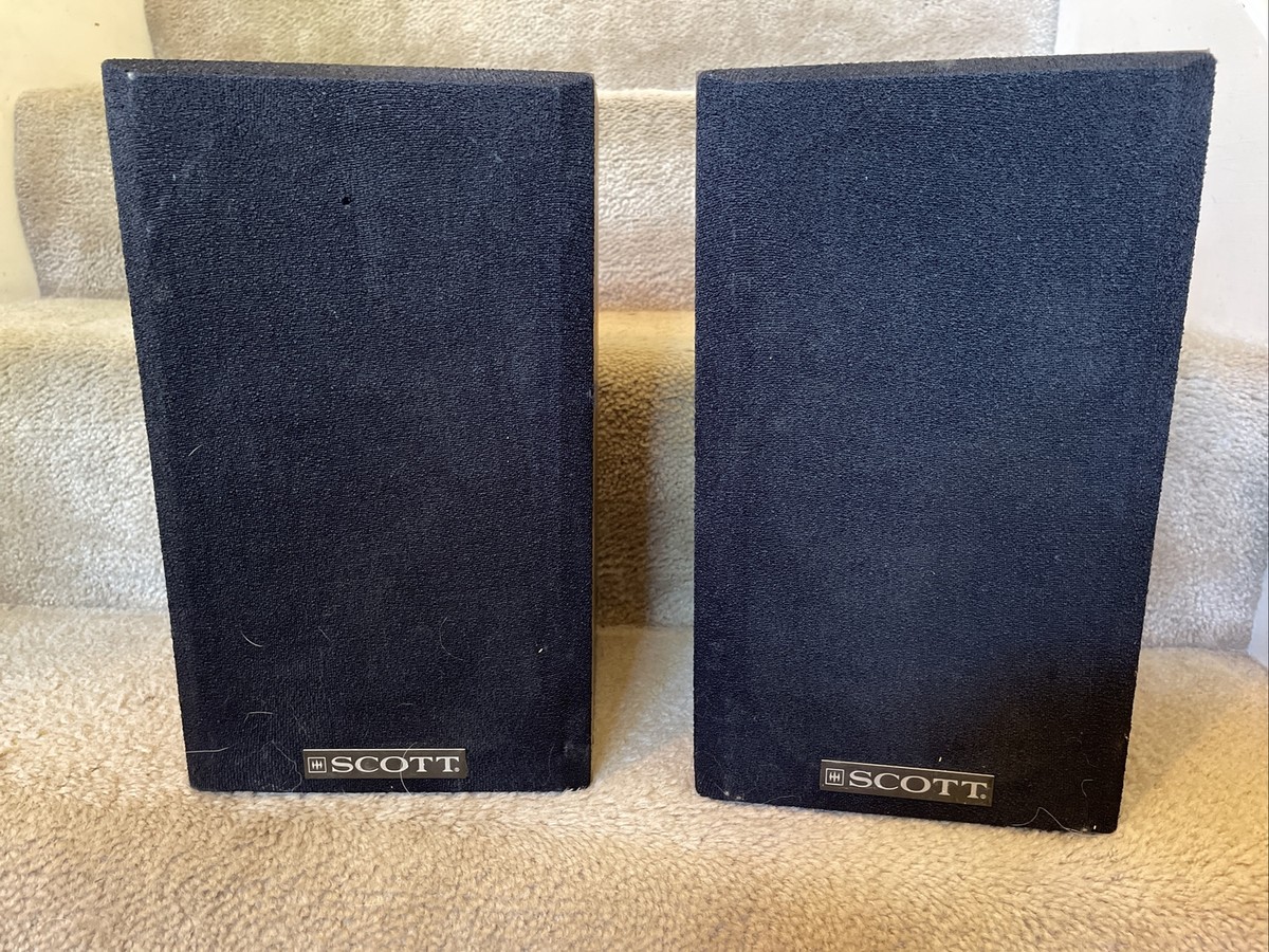 Vintage Rare HH Scott 166 Bookshelf Speakers Tested Work | eBay