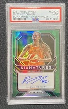 2021 Prizm WNBA Brittney Griner Signatures Green #SGBGN AUTO PSA 9 💎💎