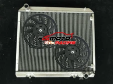 Aluminum Radiator + Fans For 1967-1971 Mercedes Benz W113 280SL 280 XL 2.8L AT