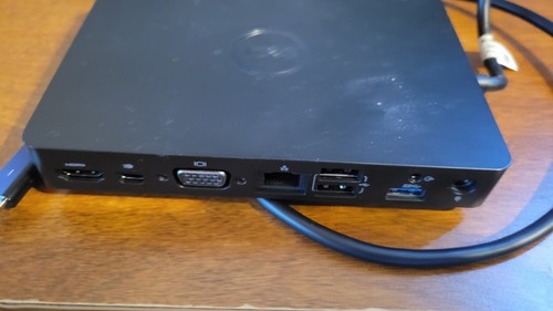 Dell WD15 USB-C K17A Hub HDMI VGA 4K Estación de Acoplamiento y 130 W Adaptador de CA 4 PC Mac - Imagen 5 de 6