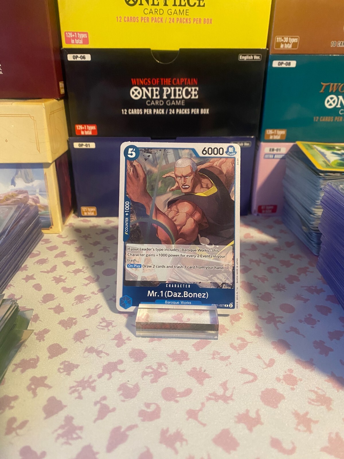 Mr.1 (Daz.Bonez) EB01-027 R  - One Piece Card Game - Memorial Collection English