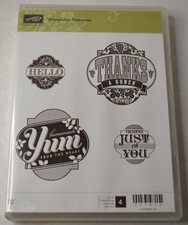STAMPIN' UP FRIENDSHIP PRESERVES 4 STAMPS SET UNUSED 127913