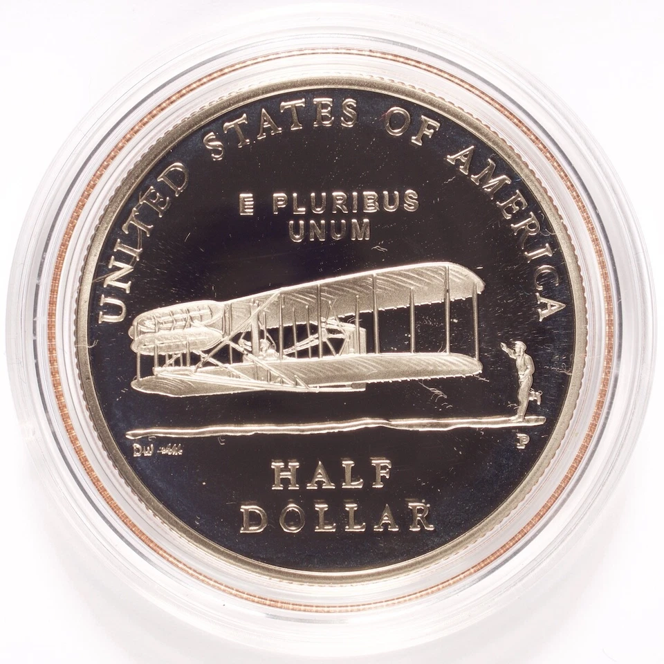 2003 First Flight Centennial Commemorative Proof Clad Half Dollar - Image 3 of 3