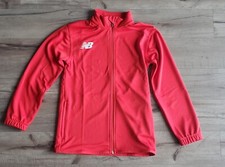 New Balance BOYS Full zip up Knit Training Jacket Active Ware RED Large