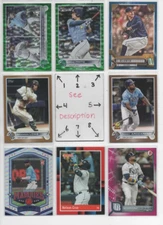 NEW Tampa Bay Rays U-PICK Serial #'d JERSEY AUTO Rookies RANDY VIDAL LOWE SNELL