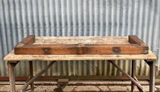 Vintage Arts And Crafts Copper Hammered Fire Fireplace Kerb Fender Trim Surround