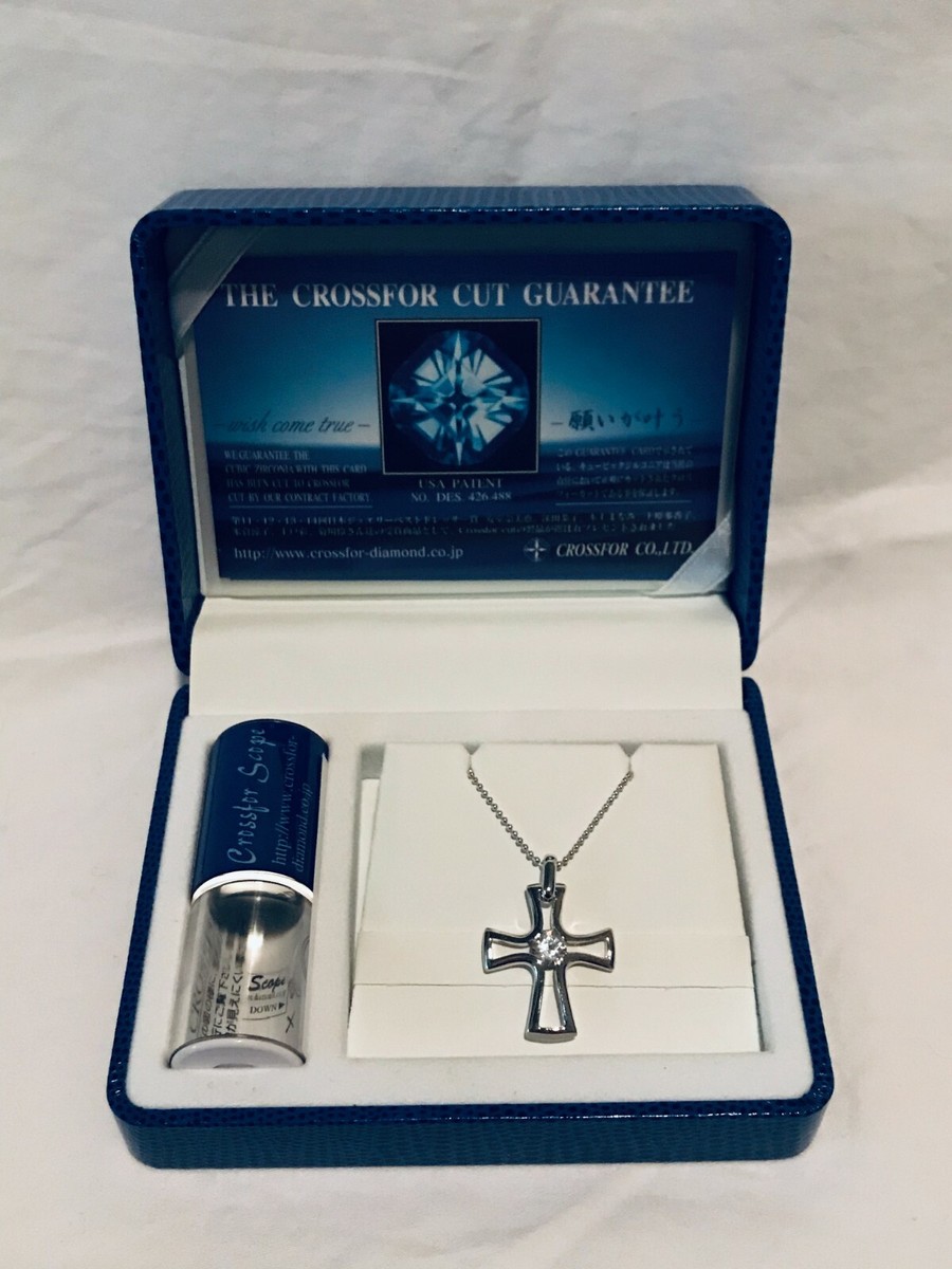 アクセサリー CROSSFOR SILVER NECKLACE Crossfor Sterling Silver Cross CZ Necklace Brand New