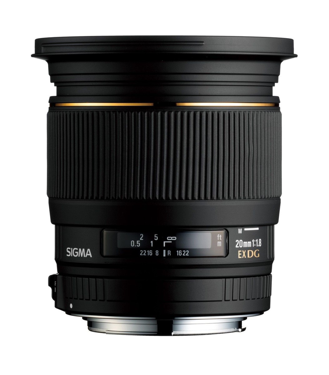 Sigma EX 20mm f/1.8 DF EX DG RF ASP Lens For Nikon for sale