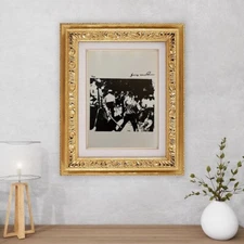 Andy Warhol, Original  Hand-signed Print + COA & Appraisal of $3,500.*