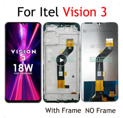 For Itel Vision 3 S661L S661LP Full LCD Display Touch Screen Digitizer Panel