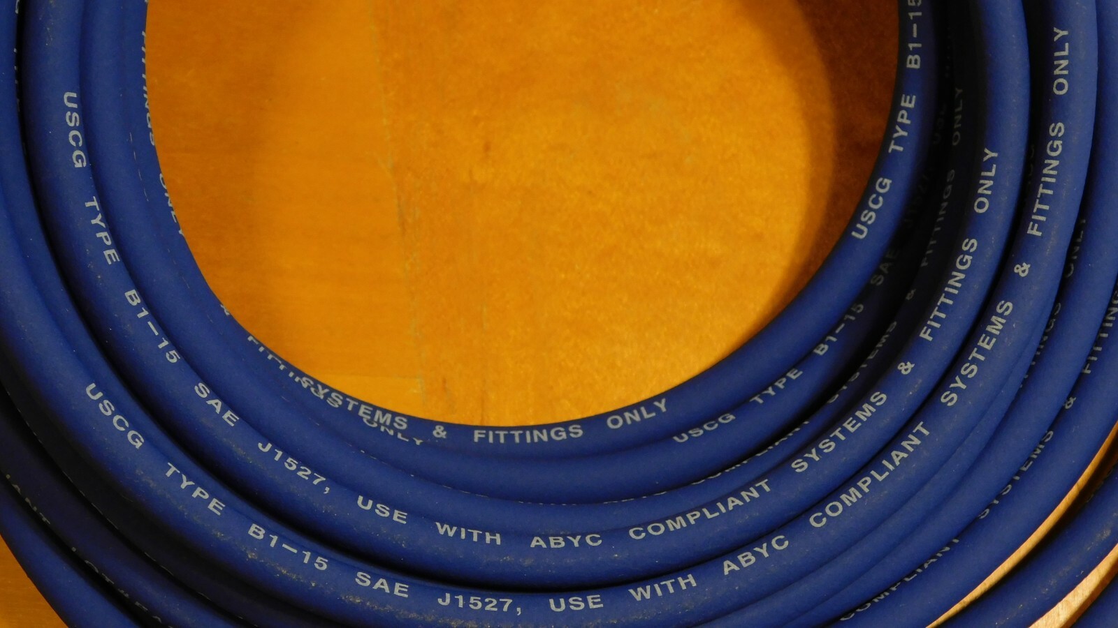Type B1 Marine Blue Fuel Hose Line 1/4" ID Marpac Premier Shipping