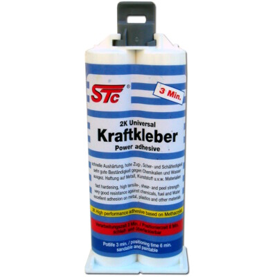 50 ml STC 2K universal Power Hochleistungskleber Kraftkleber 3 min.