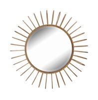 Everly Quinn Metal Sunburst Wall Mirror on sale Everly Quinn Metal Sunburst Wall Mirror on sale