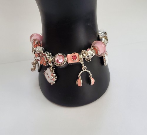 Pandora Charm Bracelet With 925 Silver Disney & Hello Kitty Charms - Picture 5 of 12