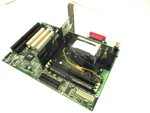 Vintage 1999 AOpen AX63 PRO Slot 1 Motherboard Set with CPU, RAM, Video, Working - Bild 8 von 19