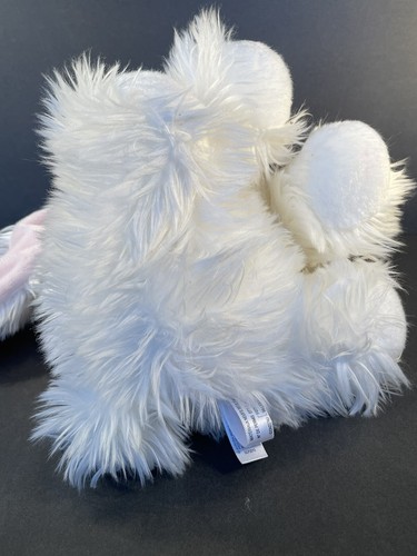 Peluche coniglietto bianco Aurora 2015 peluche animale seduto giocattolo soffice usato in ottime condizioni - Foto 8 di 12